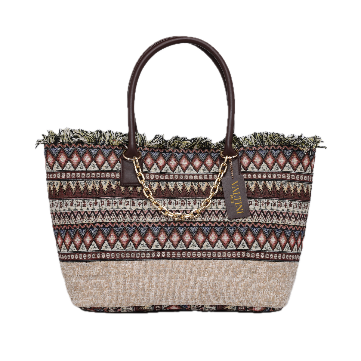 IBIZA FRINGES JACQUARD BAG